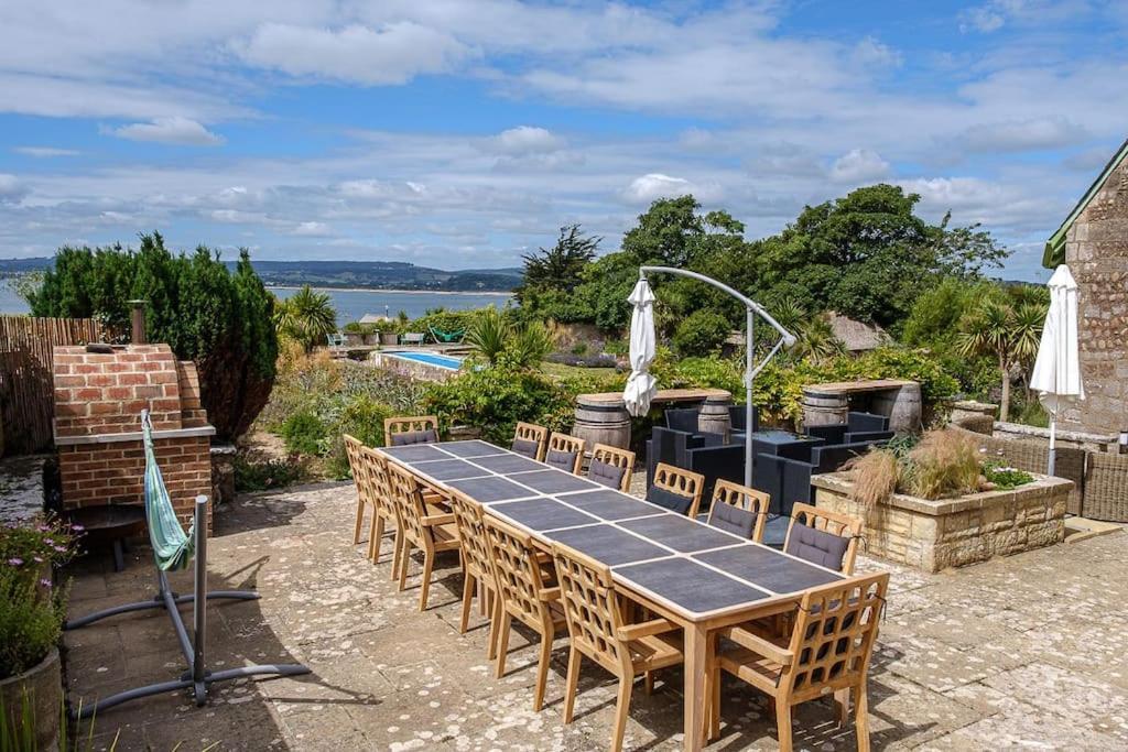 The Beach House-Devon- On The Beach- Sleeps 20 Villa เอกซ์มัธ ภายนอก รูปภาพ