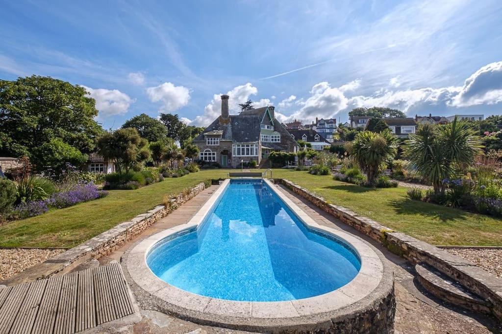 The Beach House-Devon- On The Beach- Sleeps 20 Villa เอกซ์มัธ ภายนอก รูปภาพ